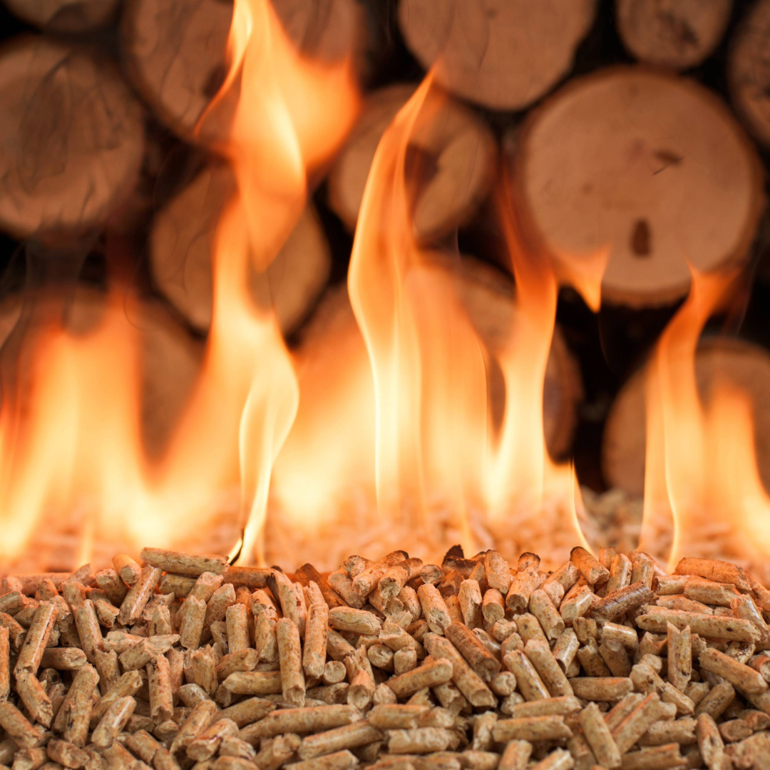 small pieces of wood on fire
