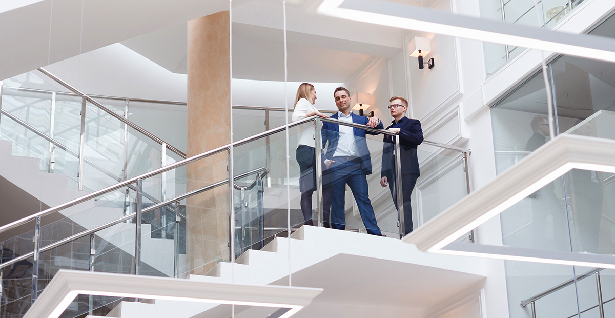 staircase business office