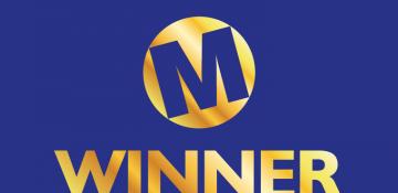 Moneyfacts logo with 'WINNER' written underneath