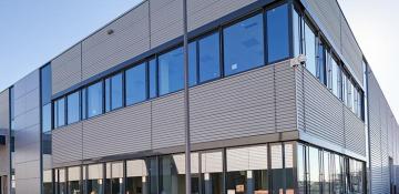 Outside building