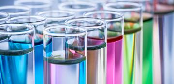 Colourful test tubes