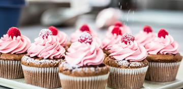 Pink cupcakes