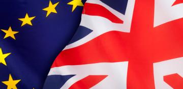EU and UK flags